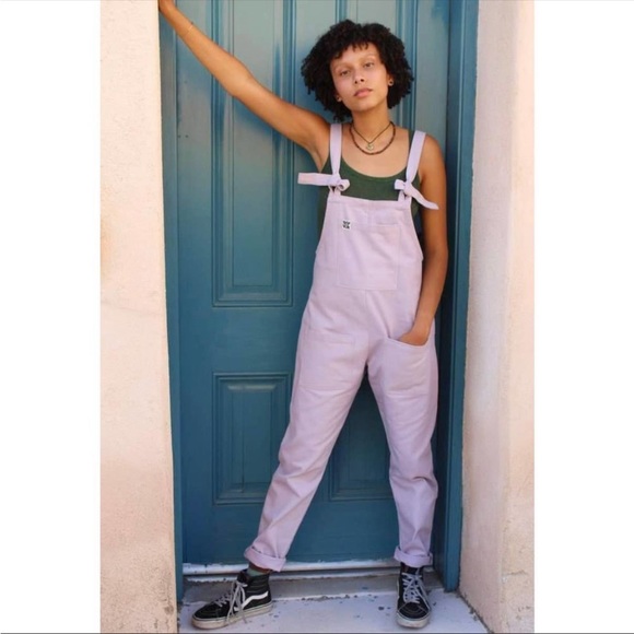Lucy & Yak Pants - NWT Lucy & Yak Heavy Twill Original Dungarees in Lavender LE